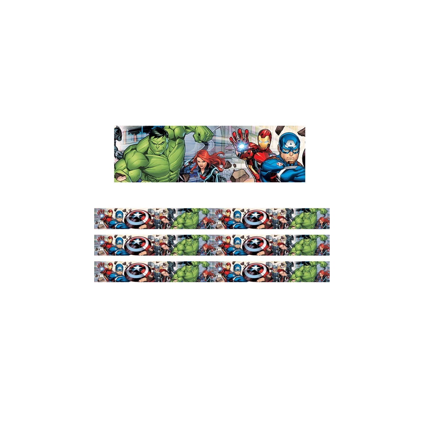 Eureka® Marvel™ Deco Trim® Extra Wide Die Cut, 37 Feet Per Pack, 3 Packs