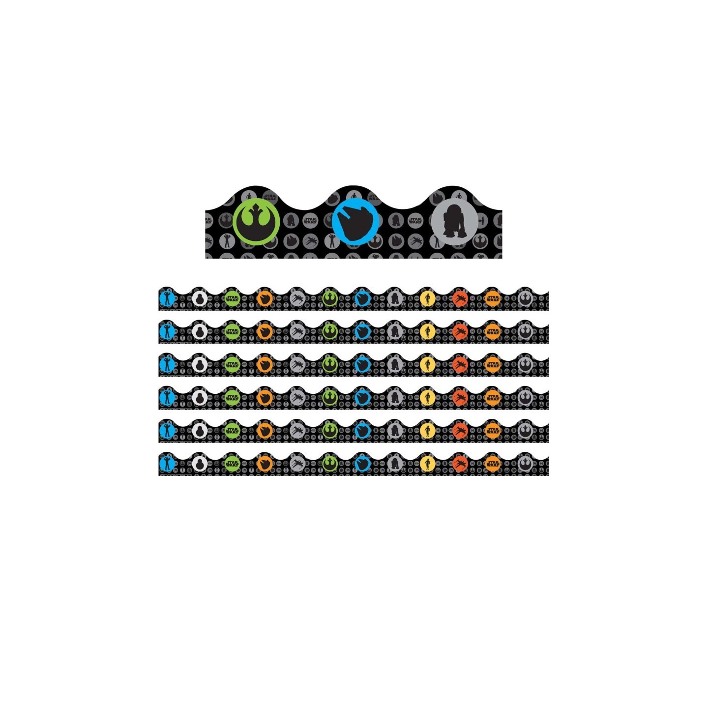 Eureka® Star Wars™ - Super Troopers Deco Trim®, 37 Feet Per Pack, 6 Packs