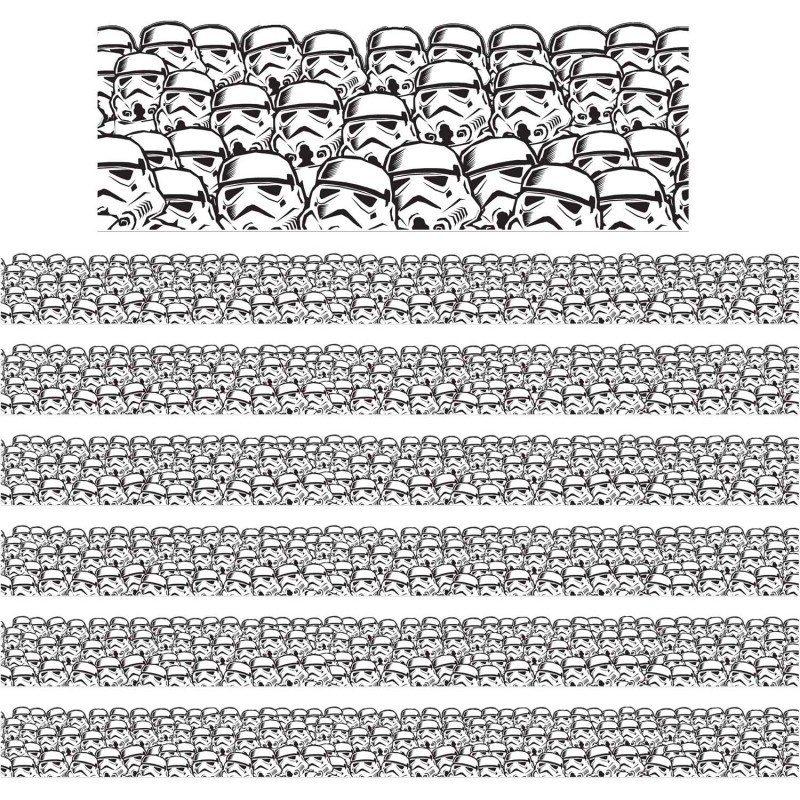 Eureka® Star Wars™ - Super Troopers Deco Trim® Extra Wide Die Cut, 37 Feet Per Pack, 3 Packs