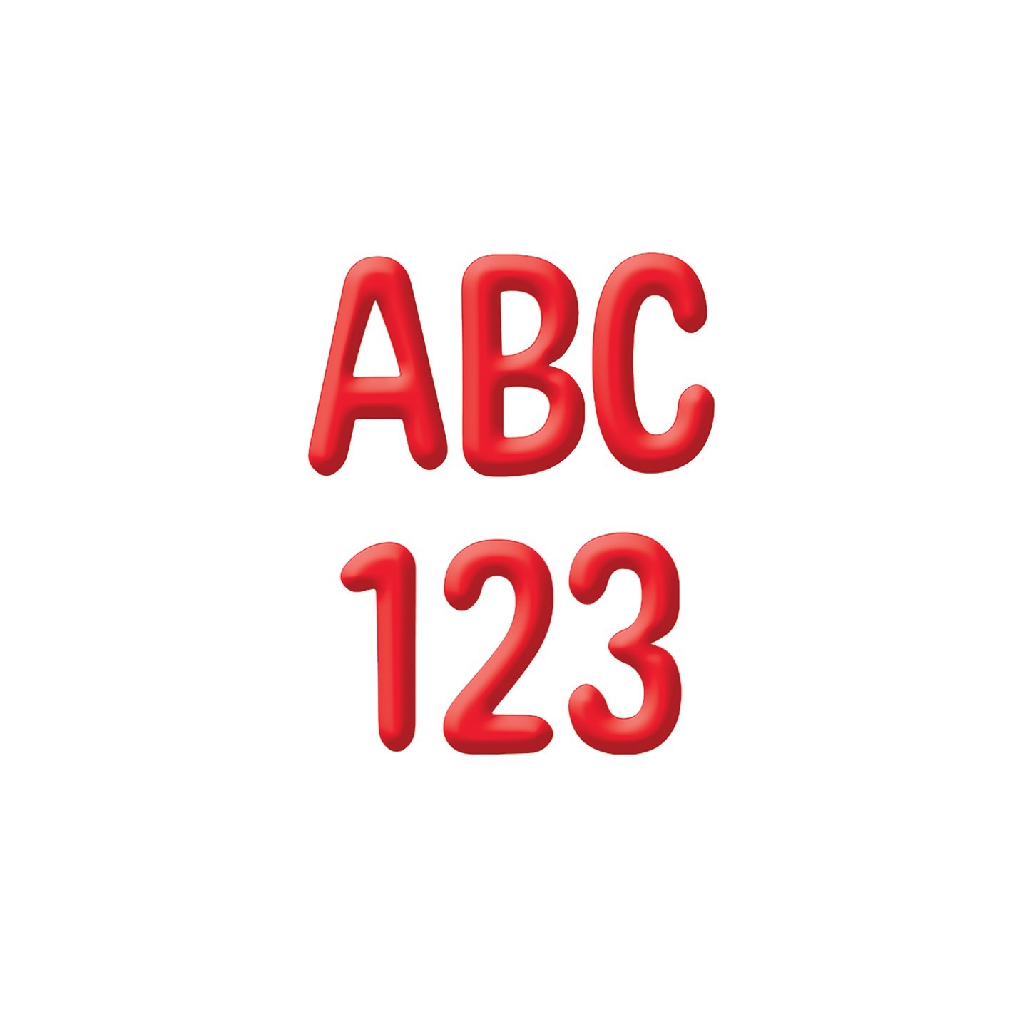 Eureka® Color My World - Solid Red 4" Deco Letters, Pack of 180