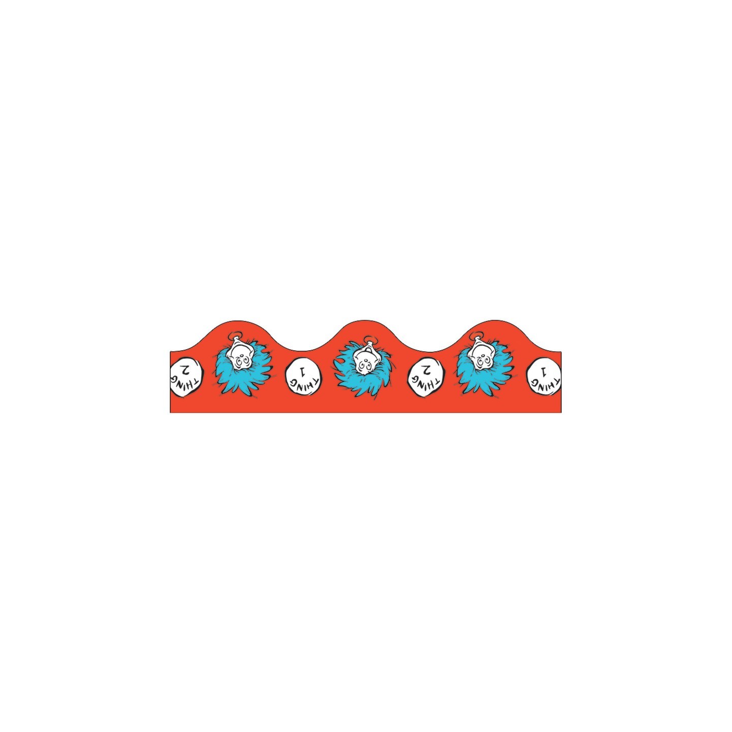 Eureka® Dr. Seuss™ Thing 1 & 2 Deco Trim®, 37 Feet