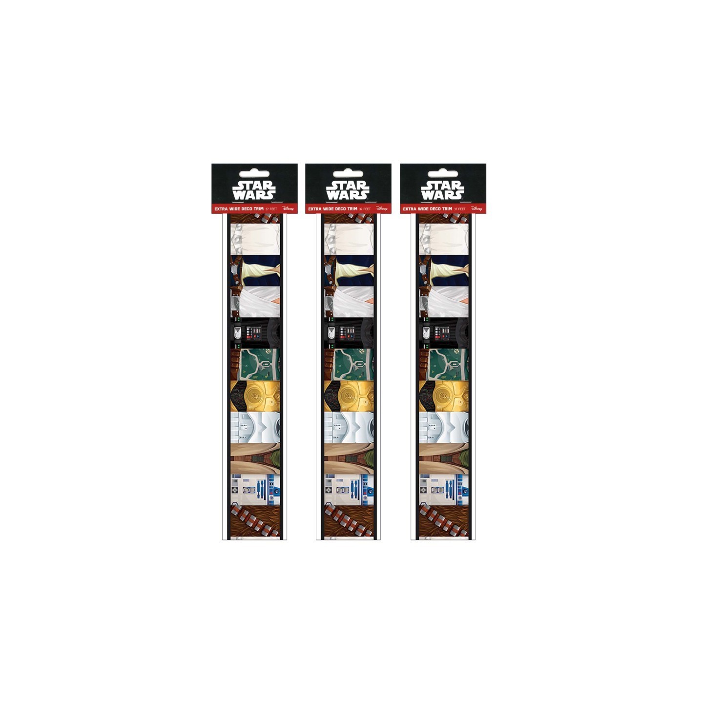 Eureka® Star Wars™ Extra Wide Deco Trim®, 37 Feet Per Pack, 3 Packs