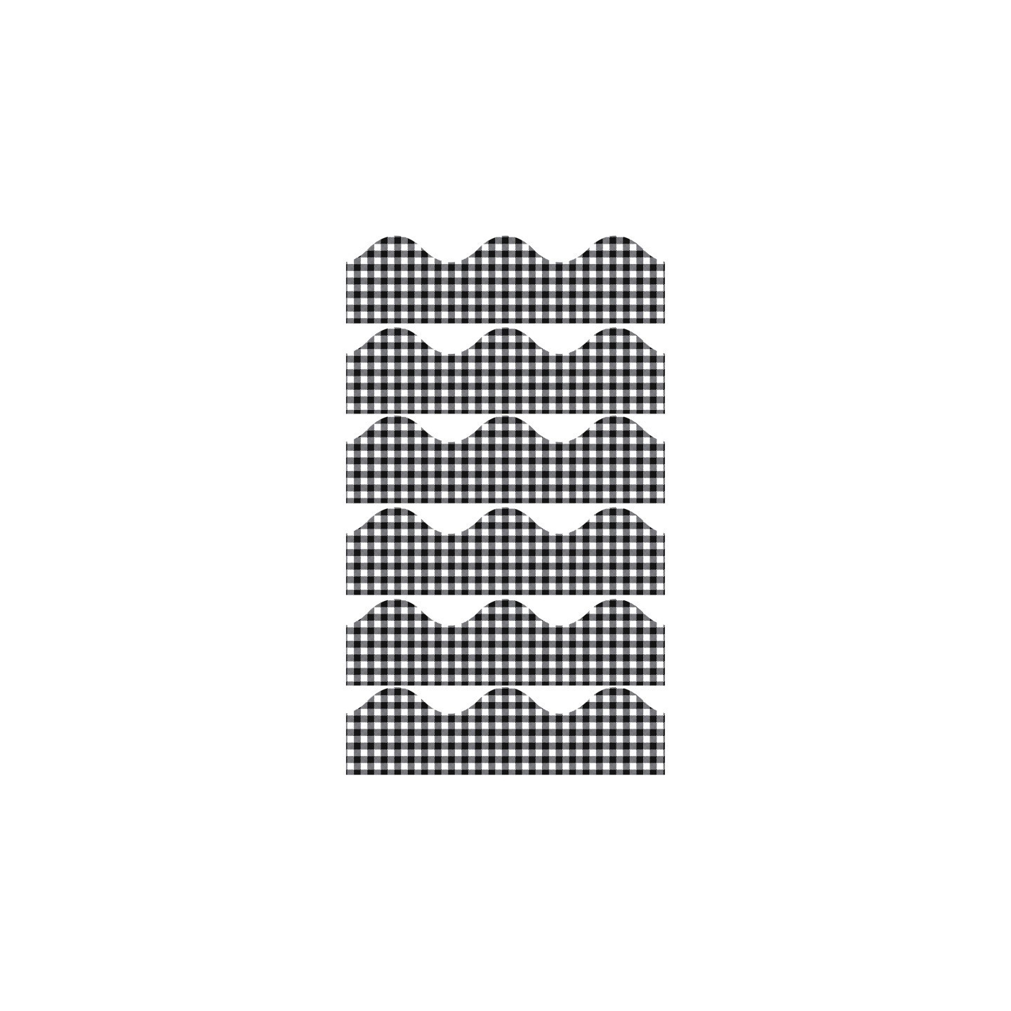 Eureka® Gingham Extra Wide Deco Trim®, 37 Feet Per Pack, 6 Packs