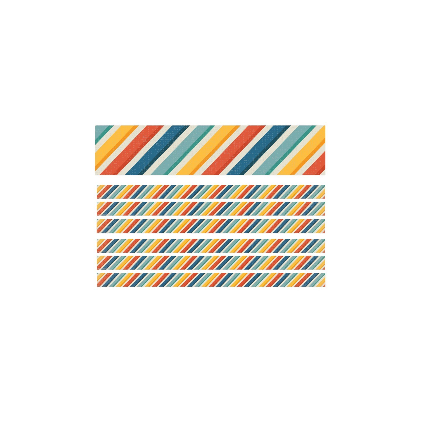Eureka® Adventurer Stripes Deco Trim®, 37 Feet Per Pack, 6 Packs