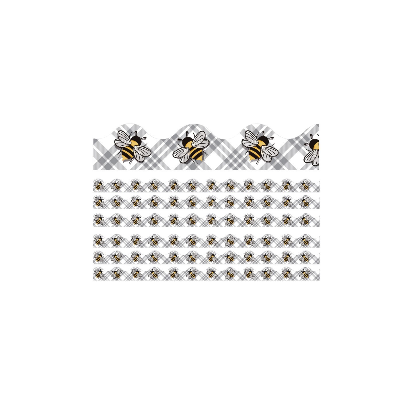 Eureka® The Hive Bees Deco Trim®, 37 Feet Per Pack, 6 Packs