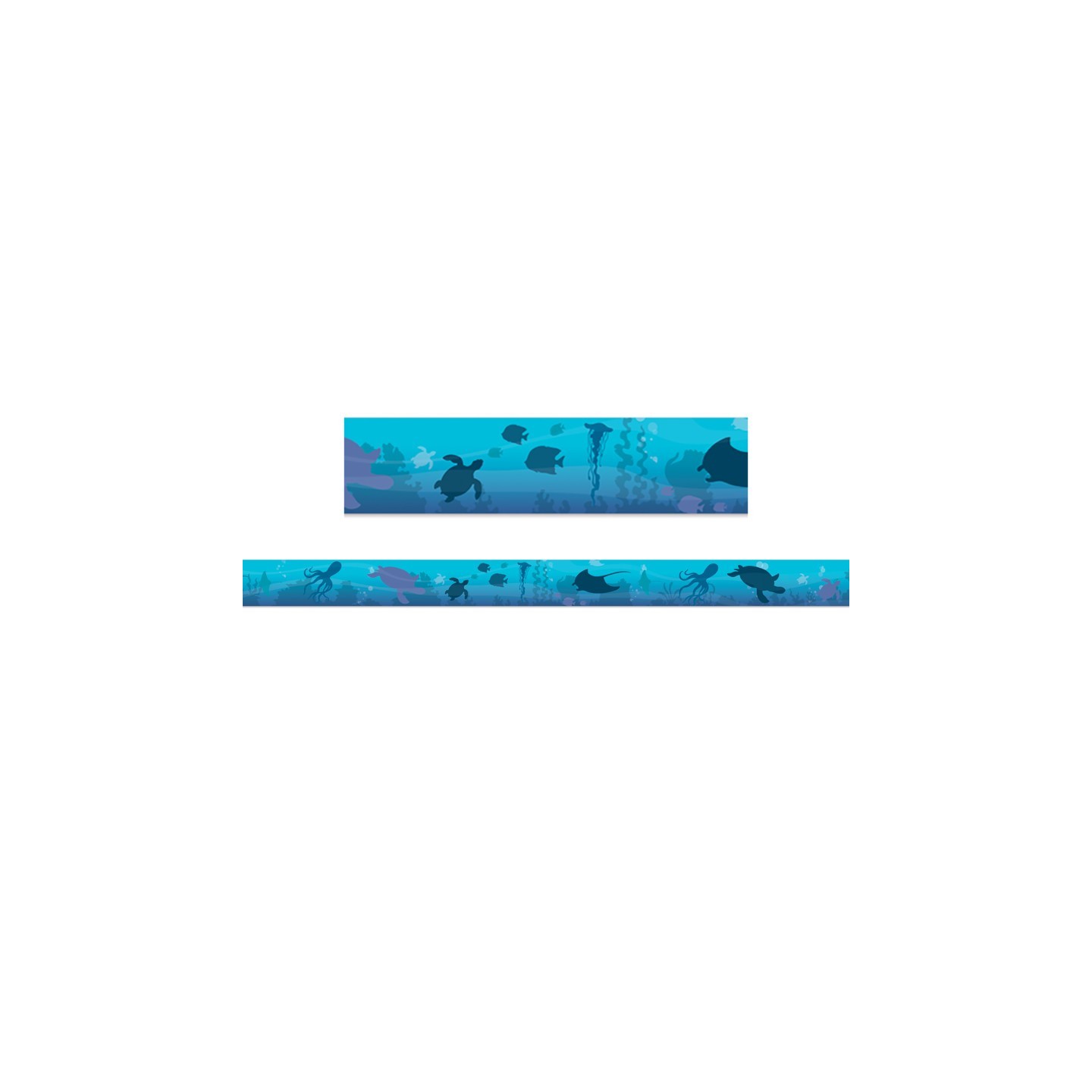 Eureka® Seas the Day Blue Silhouettes Deco Trim®, 37 Feet