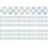 Eureka® Checkered Sky Deco Trim, 37 Feet Per Pack, 6 Packs