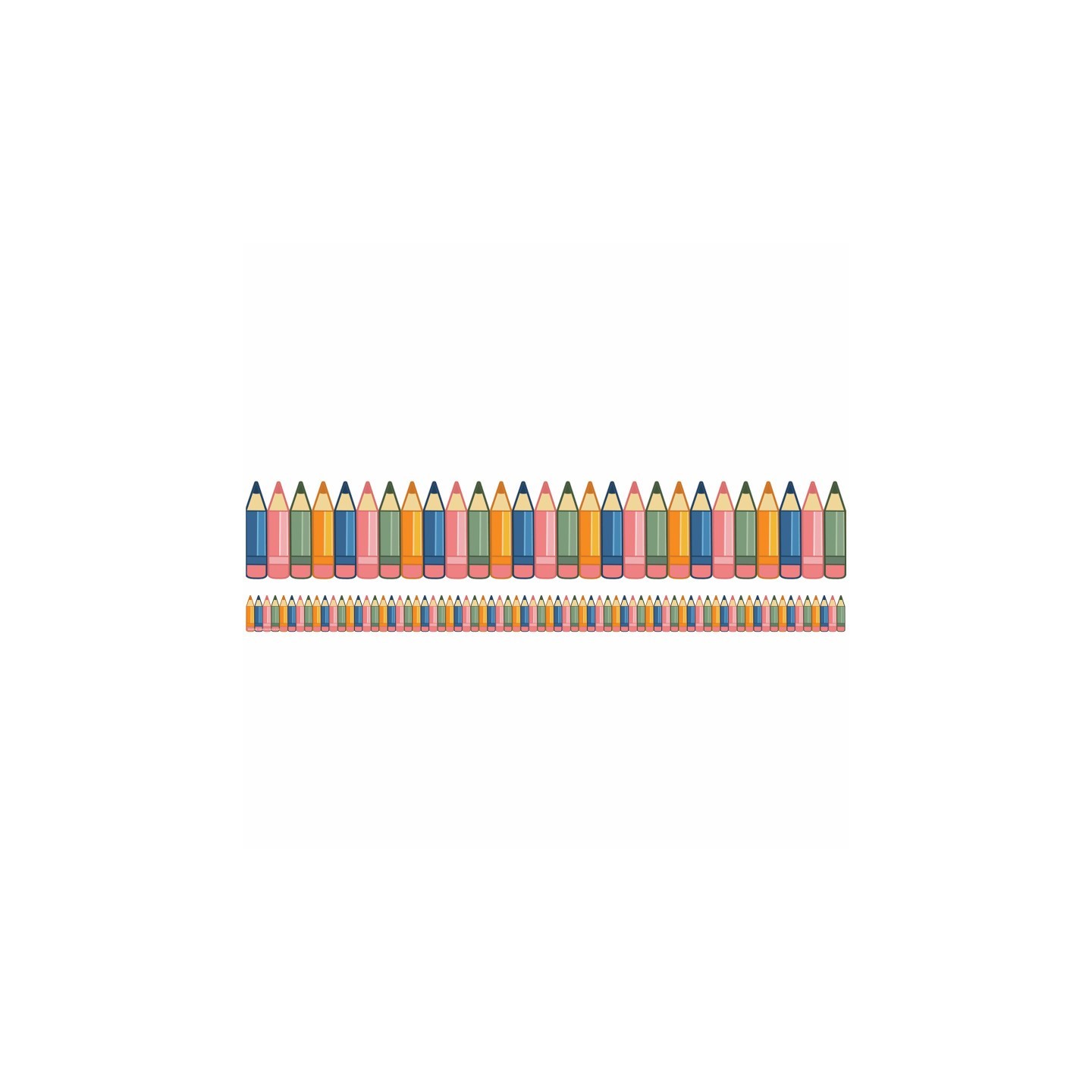 Eureka® Diecut Pencils Deco Trim, 37 Feet