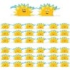 Eureka® Growth Mindset Sun & Clouds Deco Trim® Extra Wide Die-Cut, 37 Feet Per Pack, 6 Packs