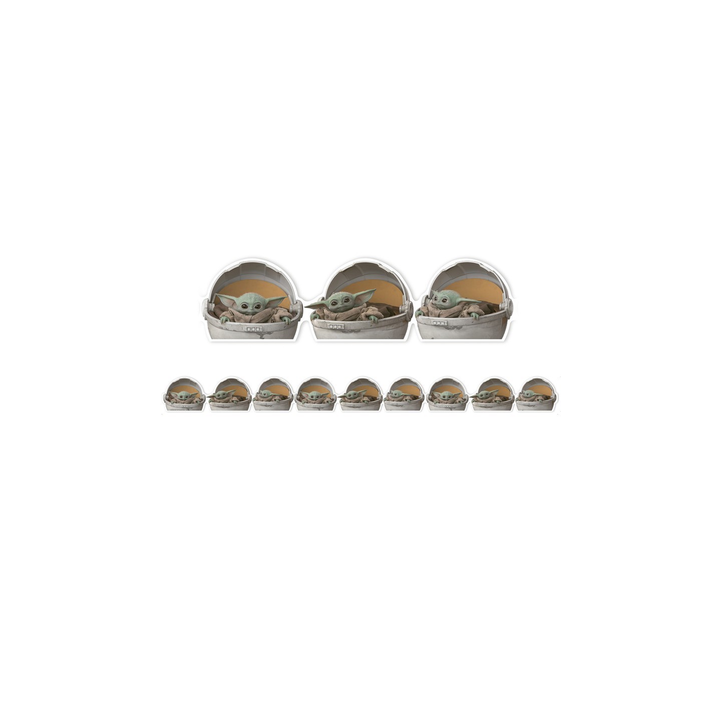 Eureka® Star Wars™ The Mandalorian Deco Trim® Extra Wide, 37 Feet
