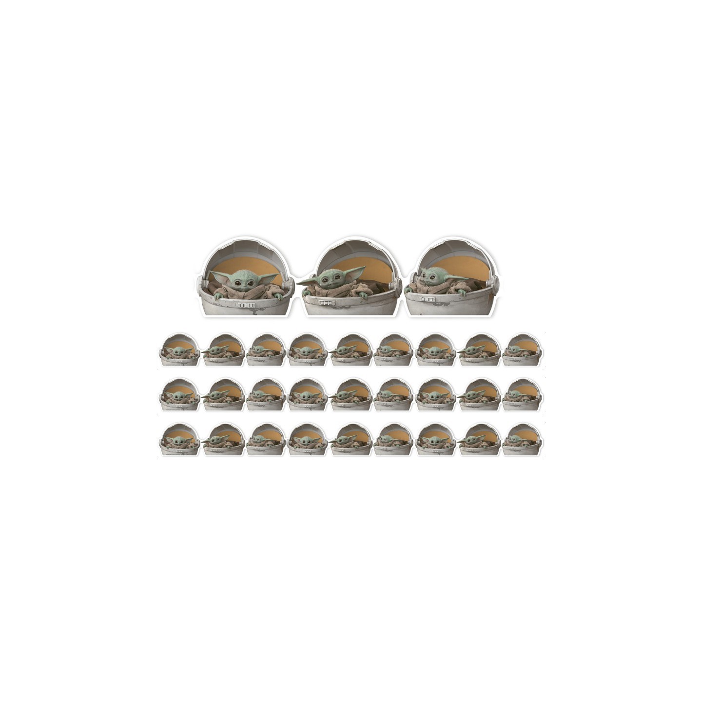 Eureka® Star Wars™ The Mandalorian Deco Trim® Extra Wide, 37 Feet Per Pack, 3 Packs