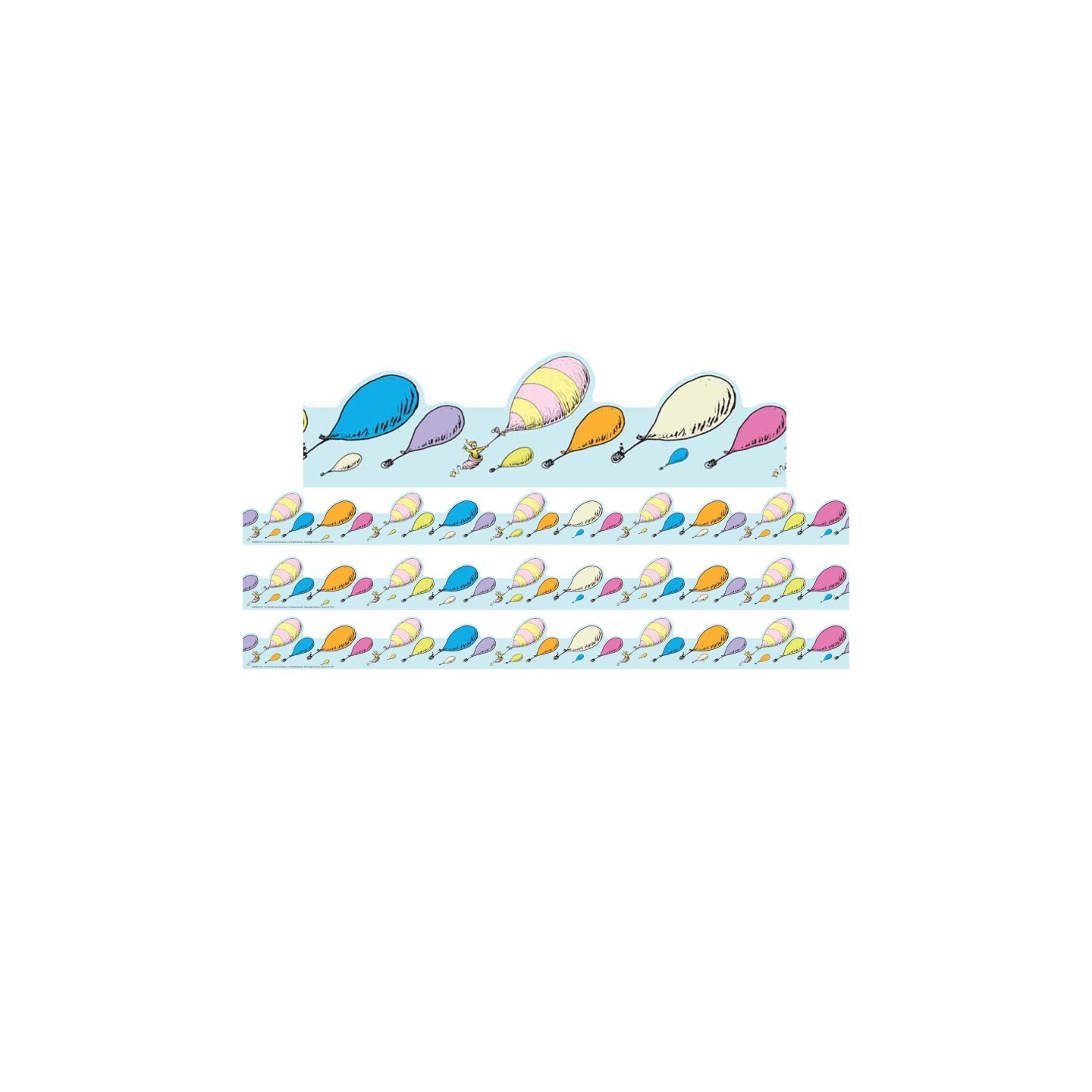 Eureka® Oh the Places You'll Go Extra-Wide Deco Trim®, 37 Feet Per Pack, 3 Packs