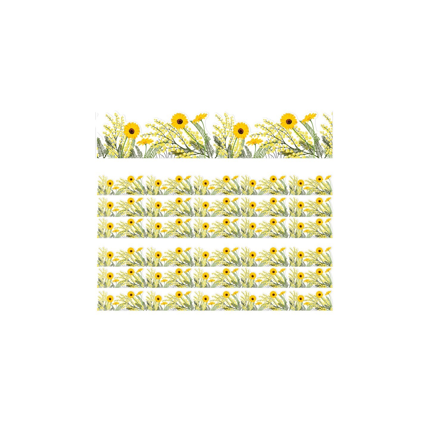 Eureka® The Hive Floral Extra Wide Deco Trim®, 37 Feet Per Pack, 6 Packs