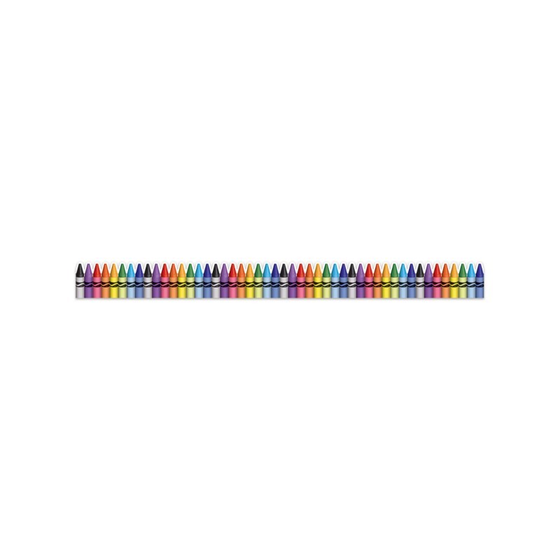 Eureka® Crayola® Crayons Extra Wide Deco Trim®, 37 Feet