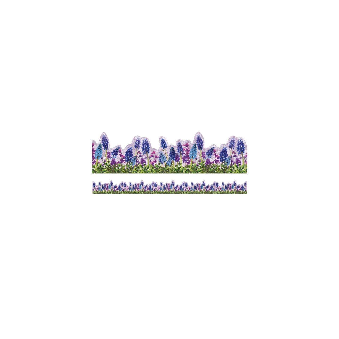 Eureka® Curiosity Garden Die-Cut Floral Extra Wide Deco Trim®, 37 Feet