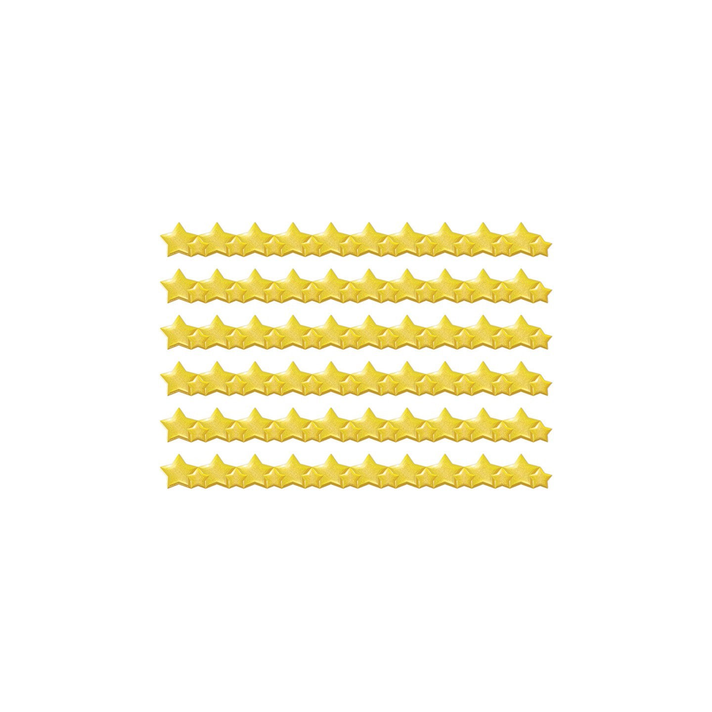 Eureka® Stars Extra Wide Deco Trim®, 37 Feet Per Pack, 6 Packs