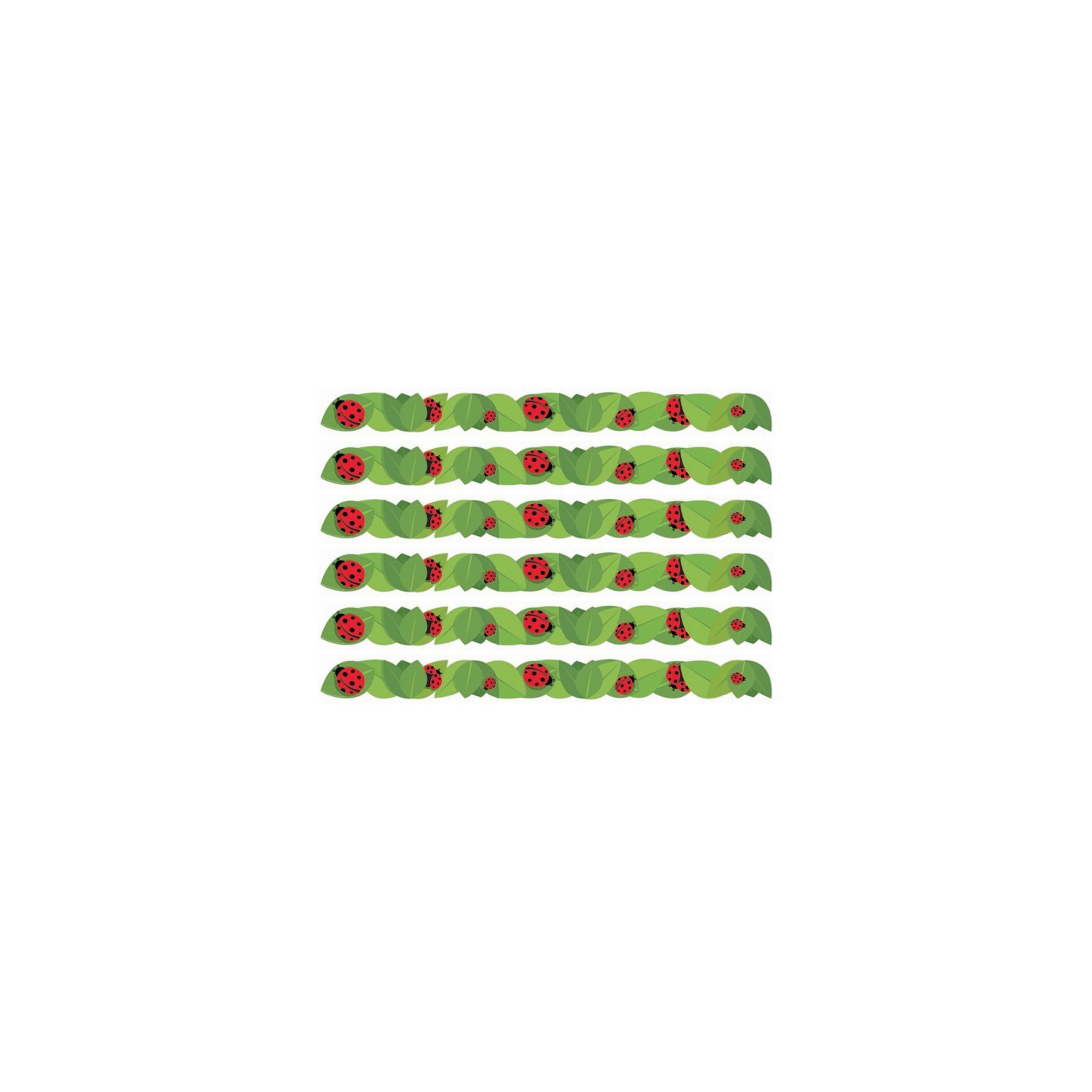 Eureka® Ladybugs Extra Wide Deco Trim®, 37 Feet Per Pack, 6 Packs