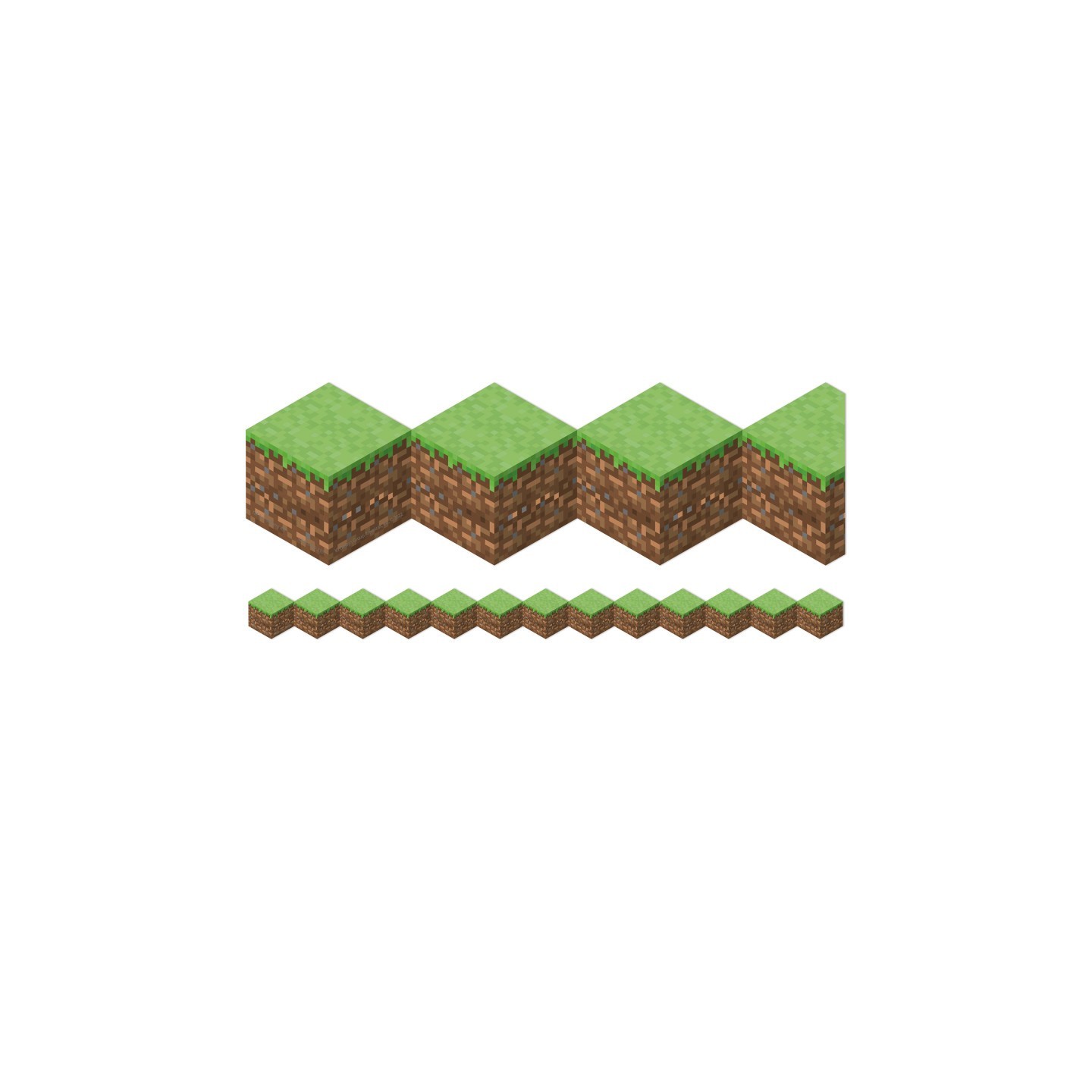 Eureka® Minecraft Die-Cut Blocks Extra Wide Trim, 37 Feet