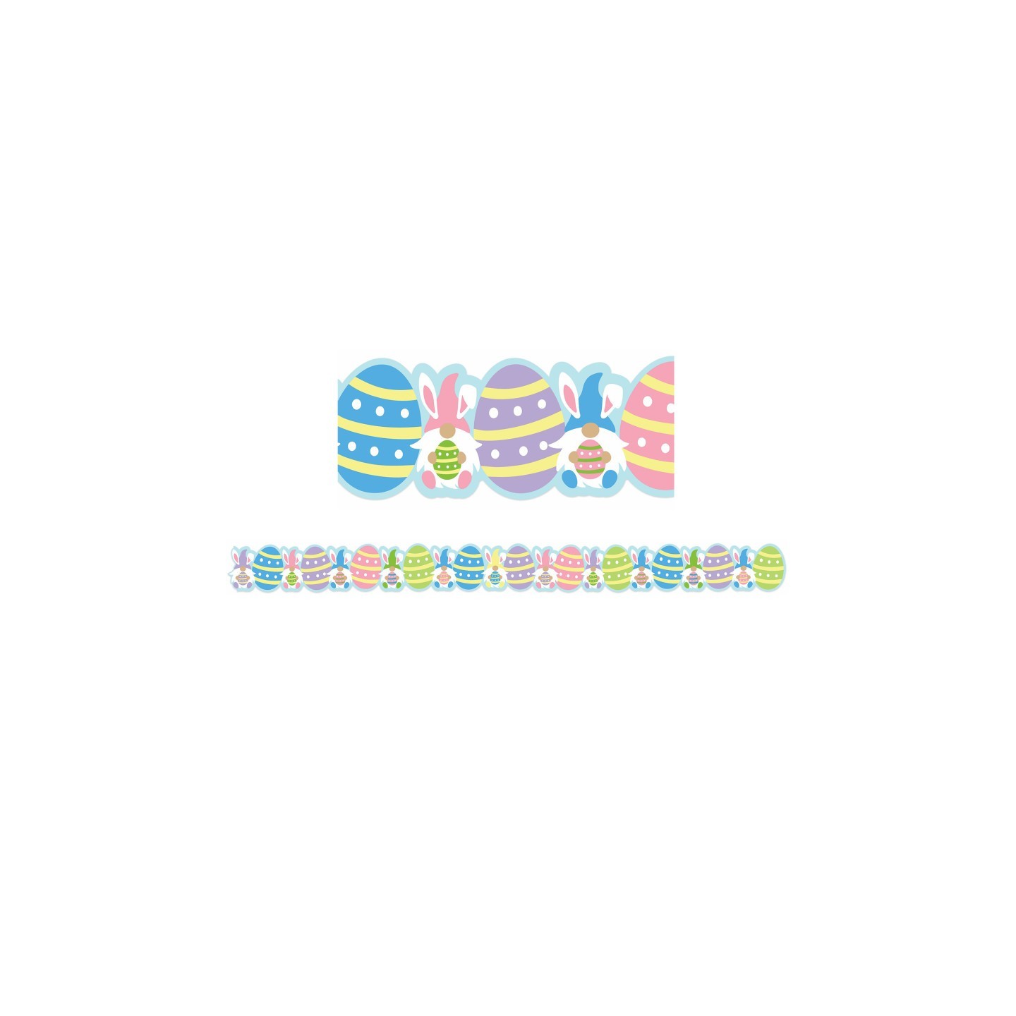 Eureka® Easter Gnomes Extra Wide Deco Trim®, 37 Feet