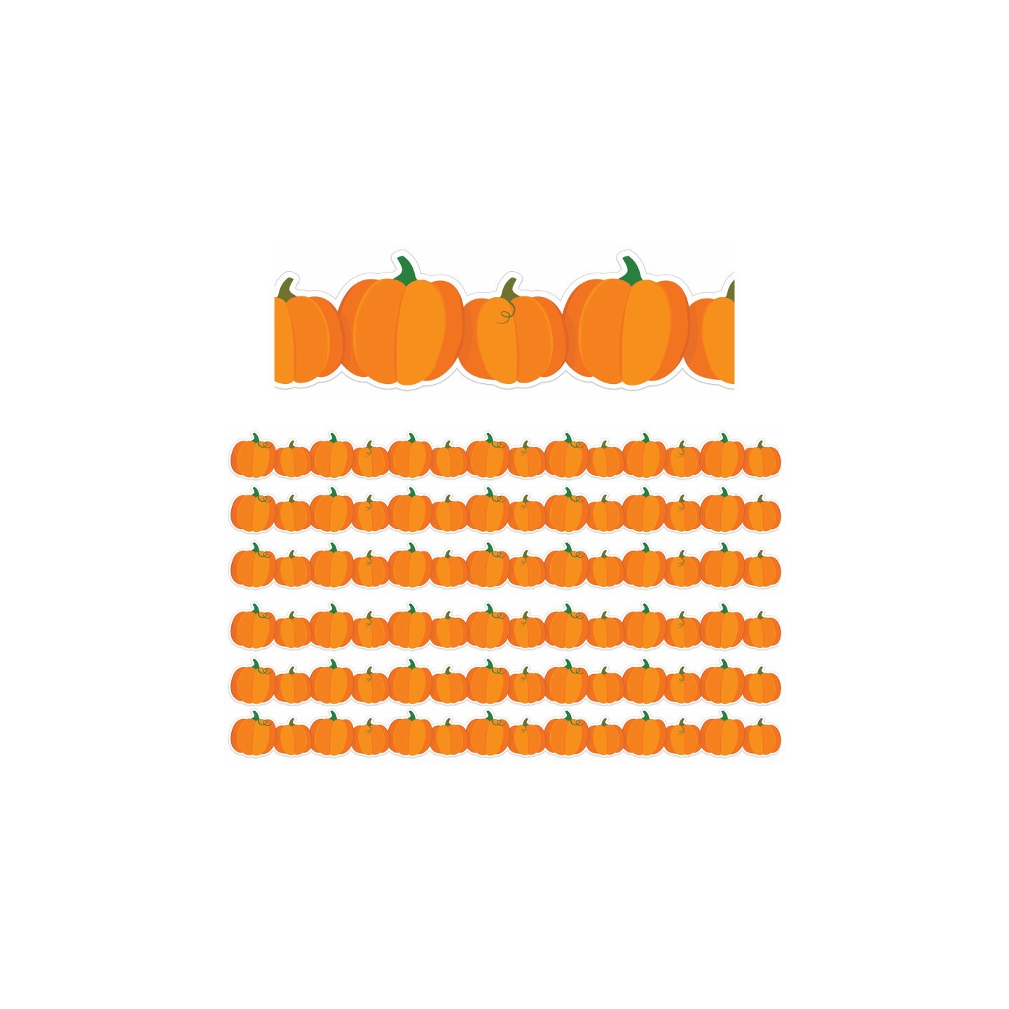 Eureka® Pumpkins Extra Wide Deco Trim®, 37 Feet Per Pack, 6 Packs