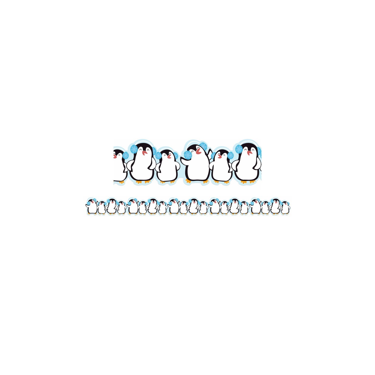 Eureka® Winter Penguins Extra Wide Deco Trim®, 37 Feet
