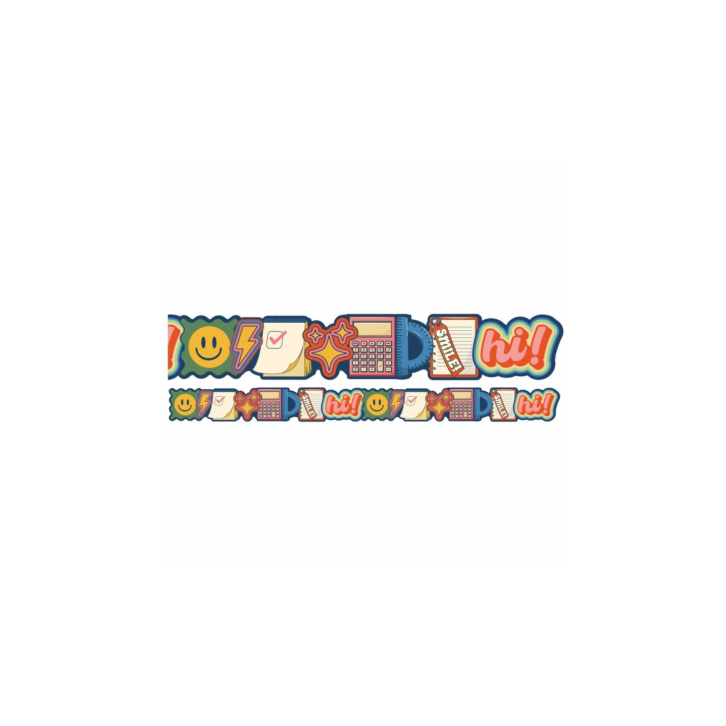 Eureka® School Icons Extra Wide Deco Trim, 37 Feet