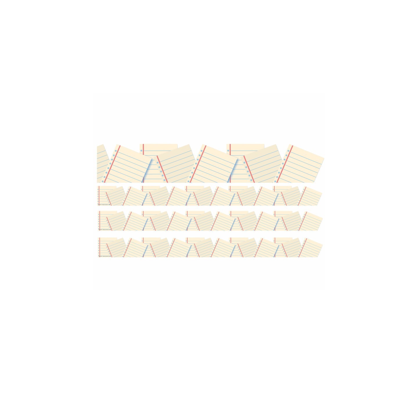 Eureka® Notebook Paper Extra Wide Deco Trim, 37 Feet Per Pack, 3 Packs