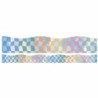 Eureka® Rainbow Checkered Sky Extra Wide Deco Trim, 37 Feet