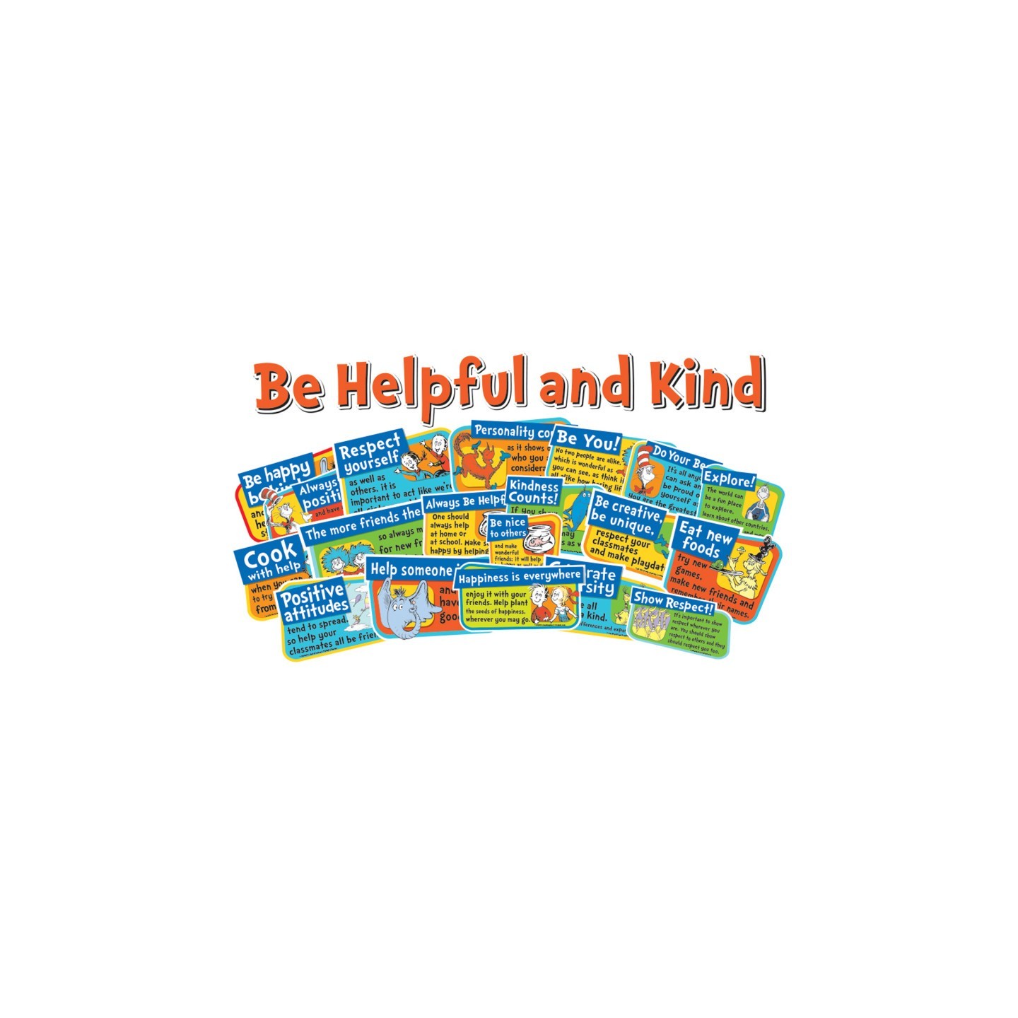 Eureka® Dr. Seuss™ Be Kind and Helpful Bulletin Board Sets