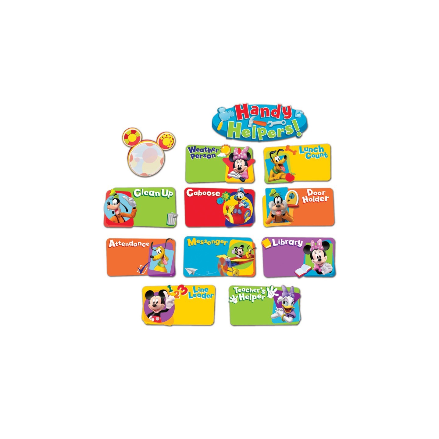 Eureka® Mickey Mouse Clubhouse® Handy Helpers Job Chart Mini Bulletin Board Set