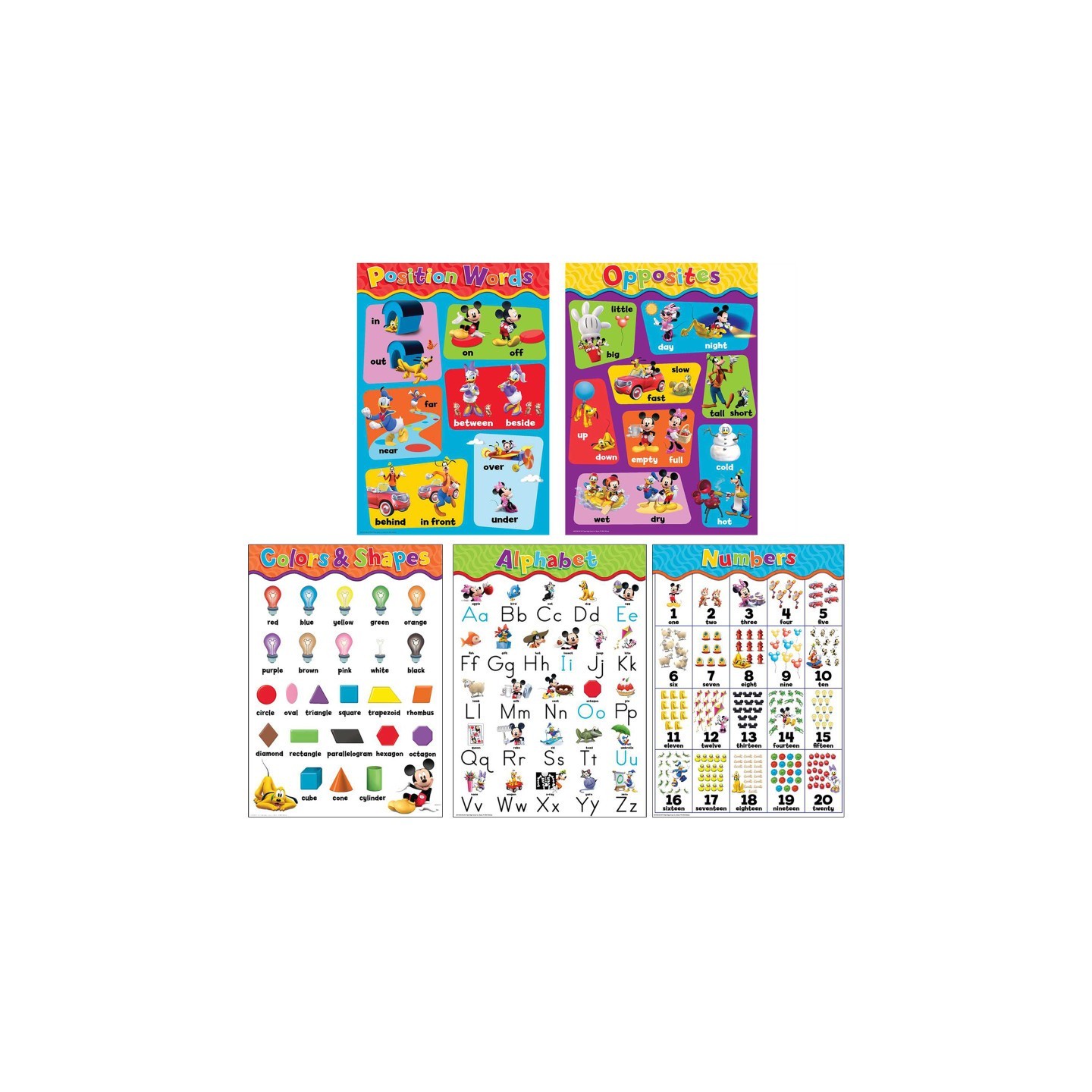 Eureka® Mickey Mouse Clubhouse® Beginning Concepts Bulletin Board Set