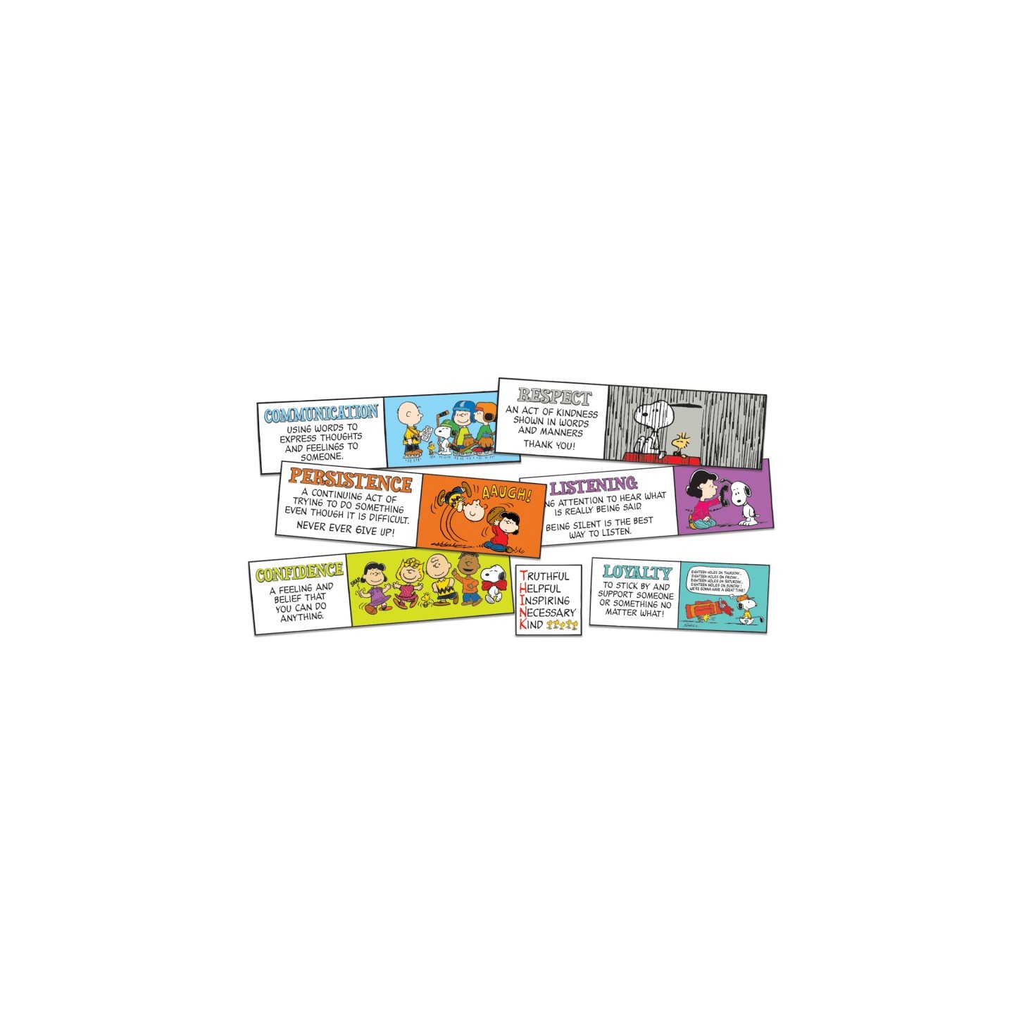 Eureka® Peanuts® Character Building Mini Bulletin Board Set