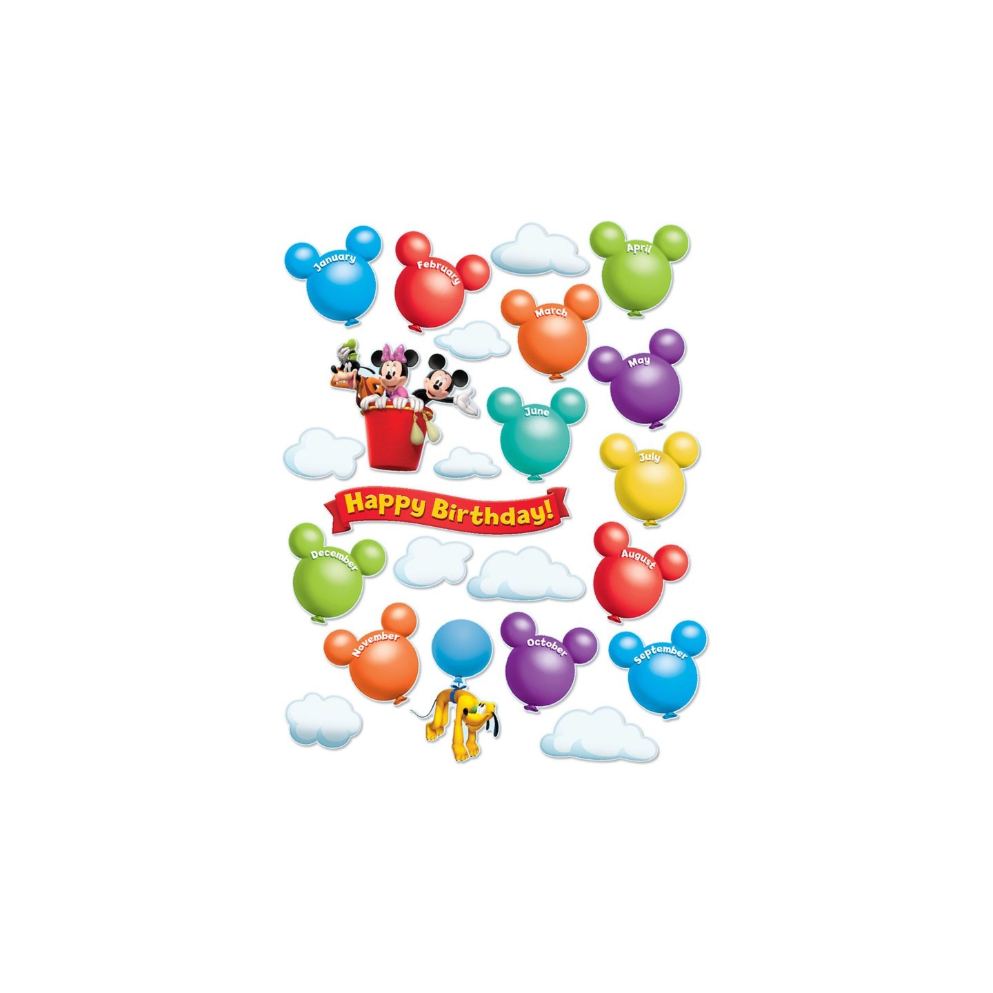 Eureka® Mickey Mouse Clubhouse® Birthday Bulletin Board Set