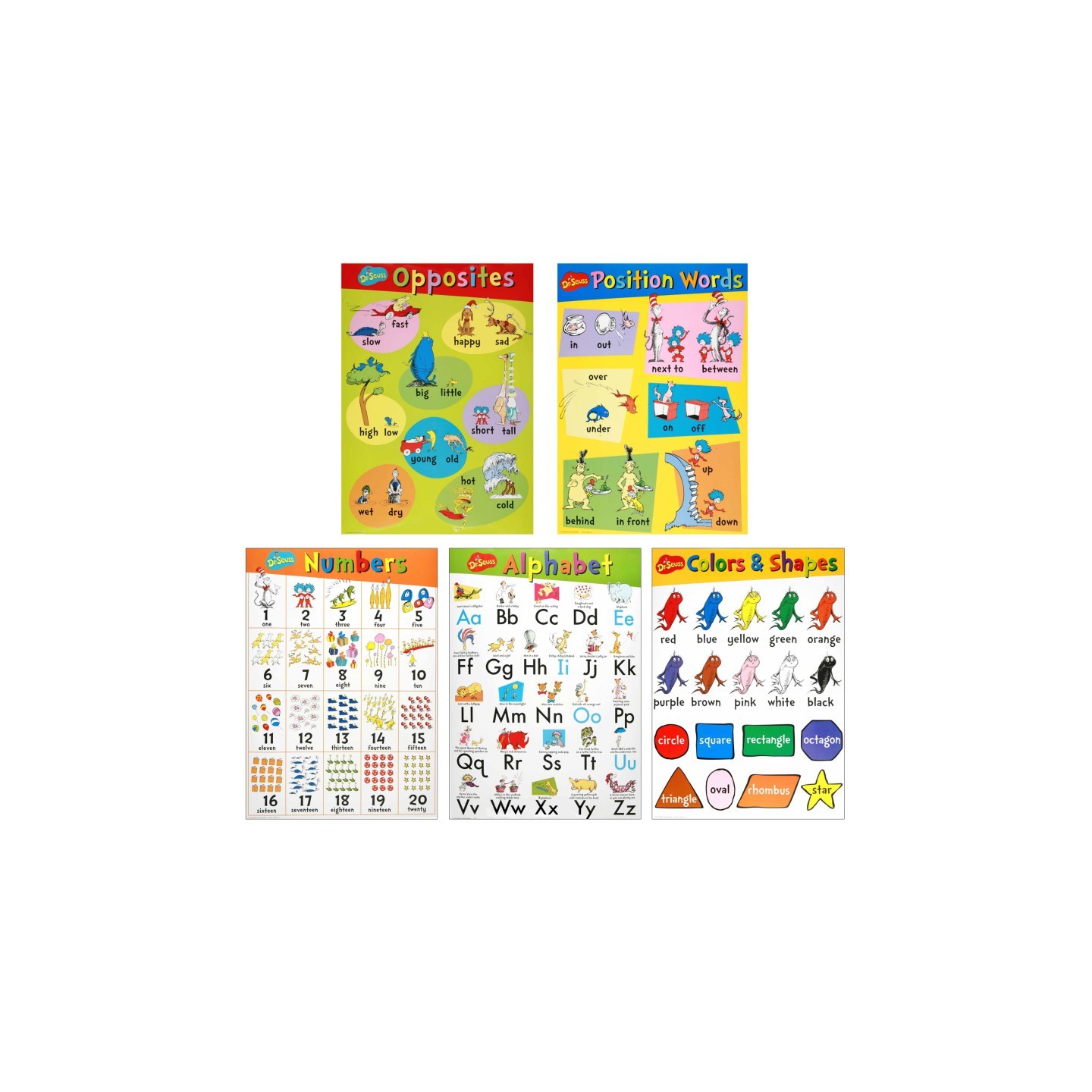 Eureka® Dr. Seuss™ Beginning Concepts Bulletin Board Set