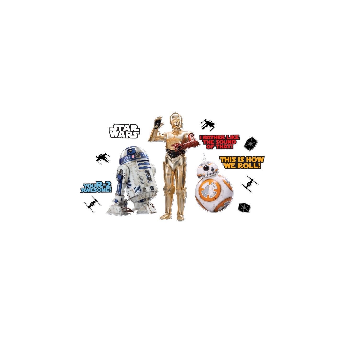 Eureka® Star Wars™ Droids Bulletin Board Set