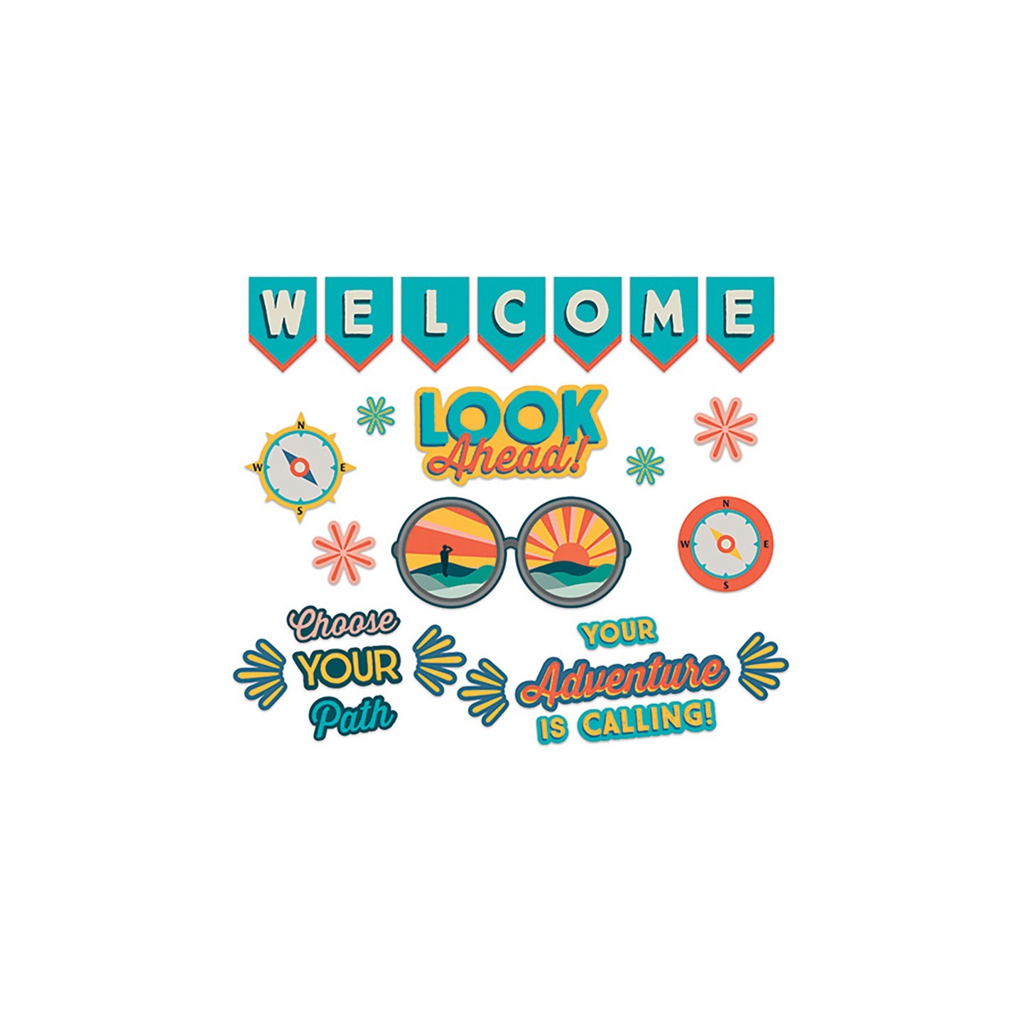 Eureka® Adventurer Look Ahead Welcome Bulletin Board Set