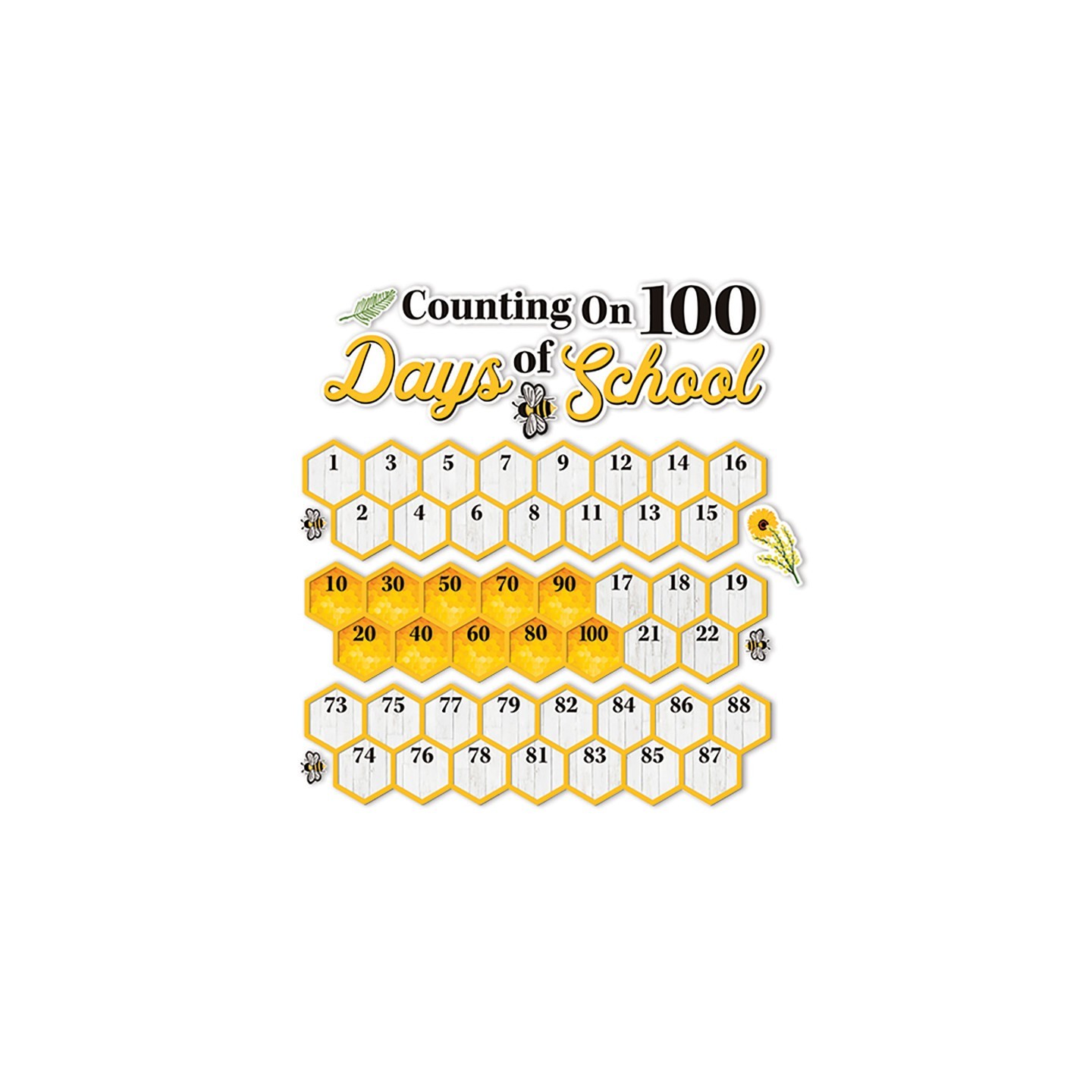 Eureka® The Hive 100 Days Mini Bulletin Board Set