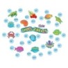 Eureka® Seas the Day Let's Shell-ebrate Mini Bulletin Board Set, 46 Pieces
