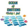 Eureka® Seas the Day Ocean of Emotions Mini Bulletin Board Set, 31 Pieces