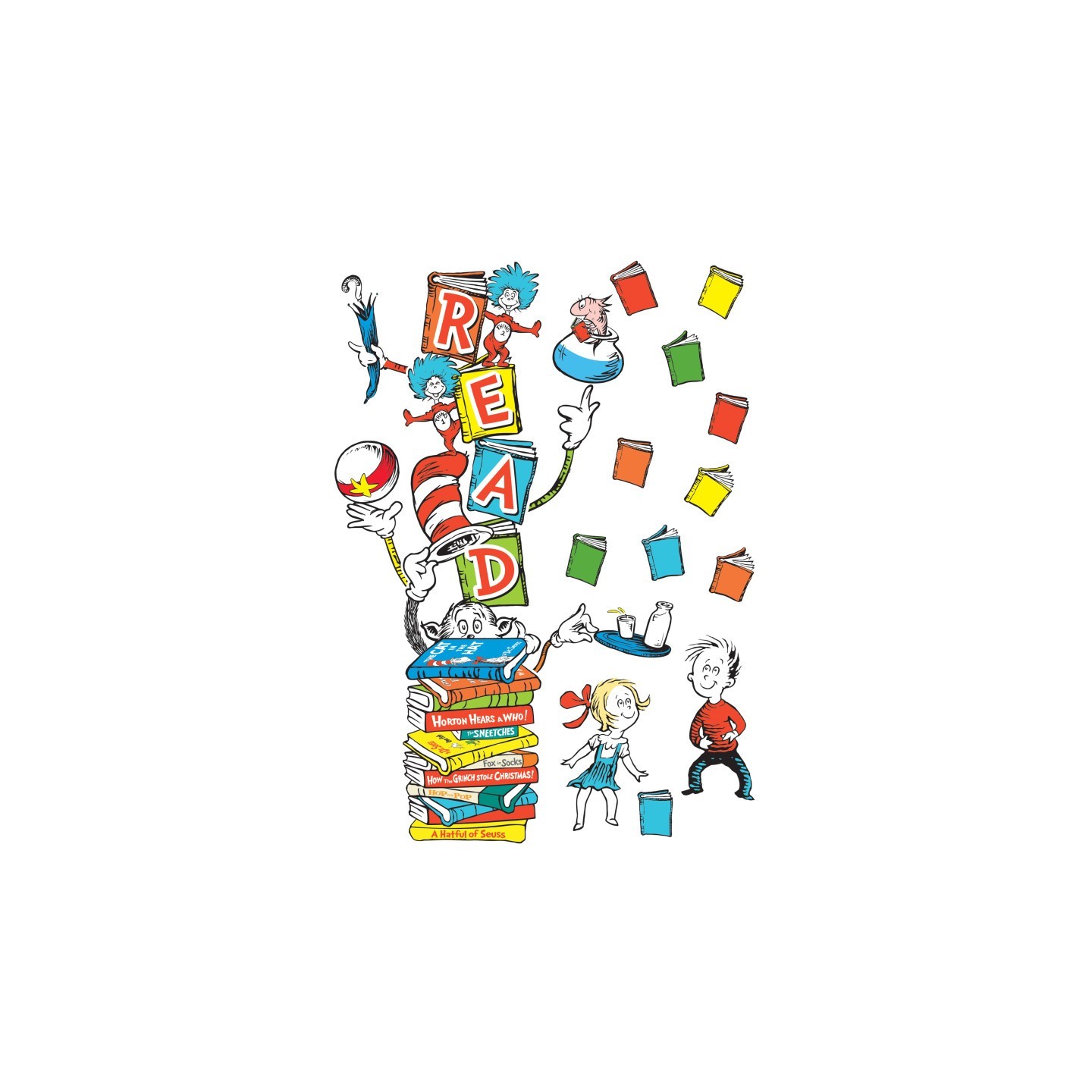 Eureka® Dr. Seuss™ Reading All-In-One Door Decor Kit