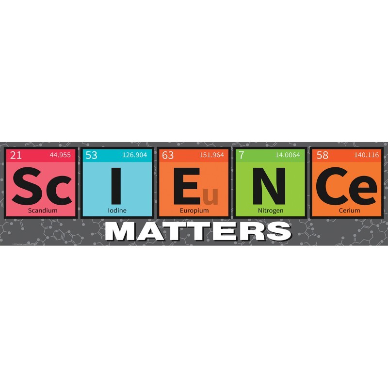 Eureka® Periodic Table Horizontal Banner, 45" x 12"
