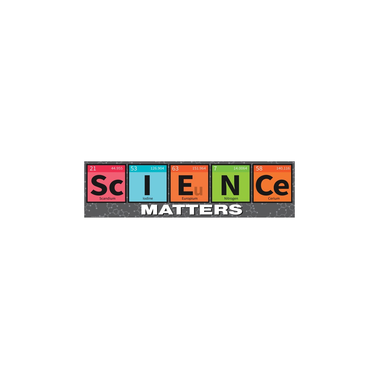 Eureka® Periodic Table Horizontal Banner, 45" x 12"