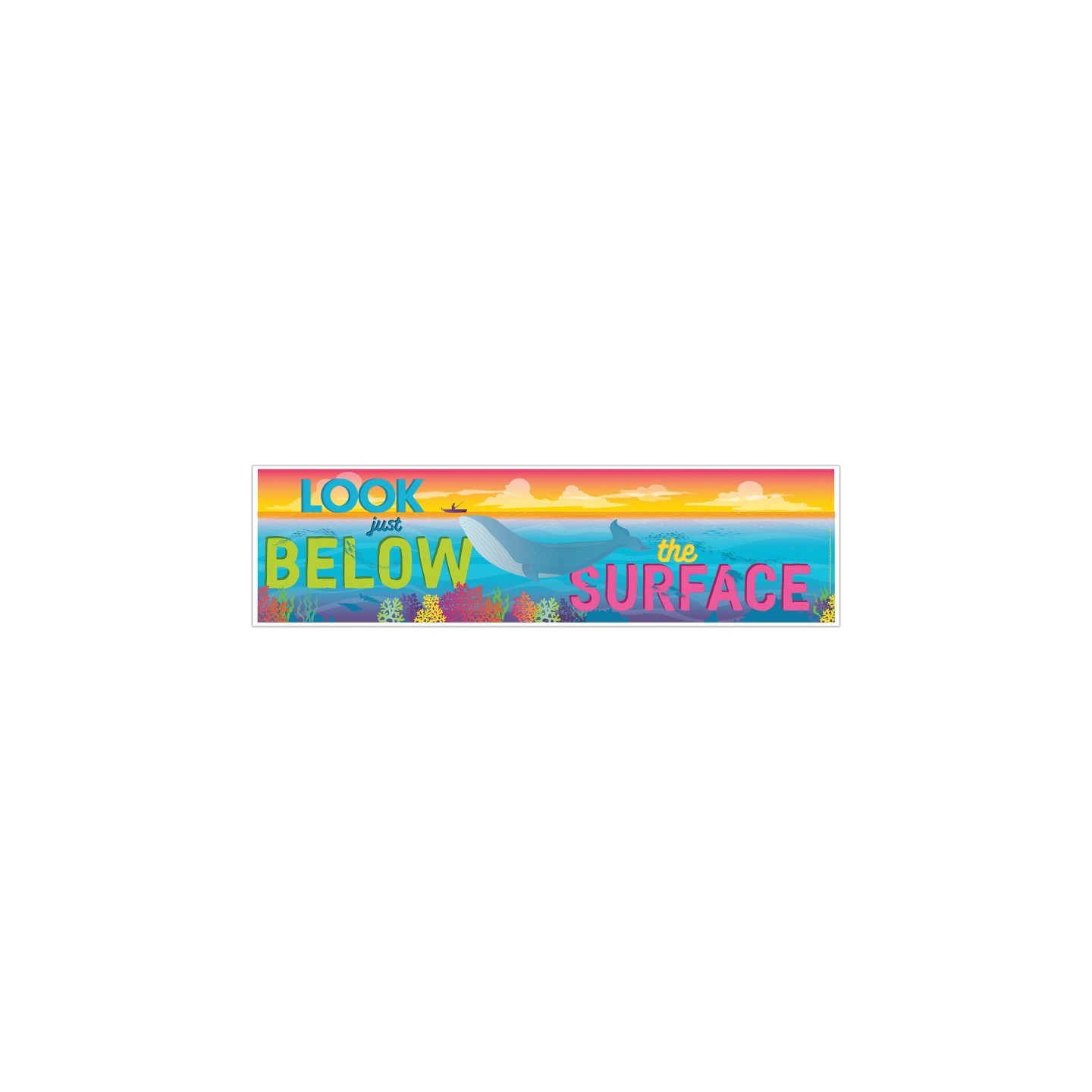 Eureka® Seas the Day Banner - Horizontal