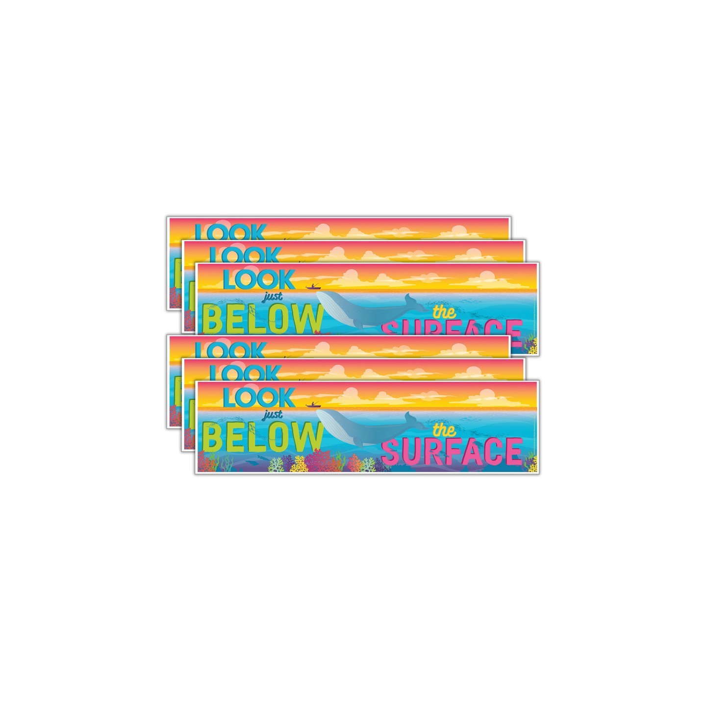 Eureka® Seas the Day Banner - Horizontal, Pack of 6