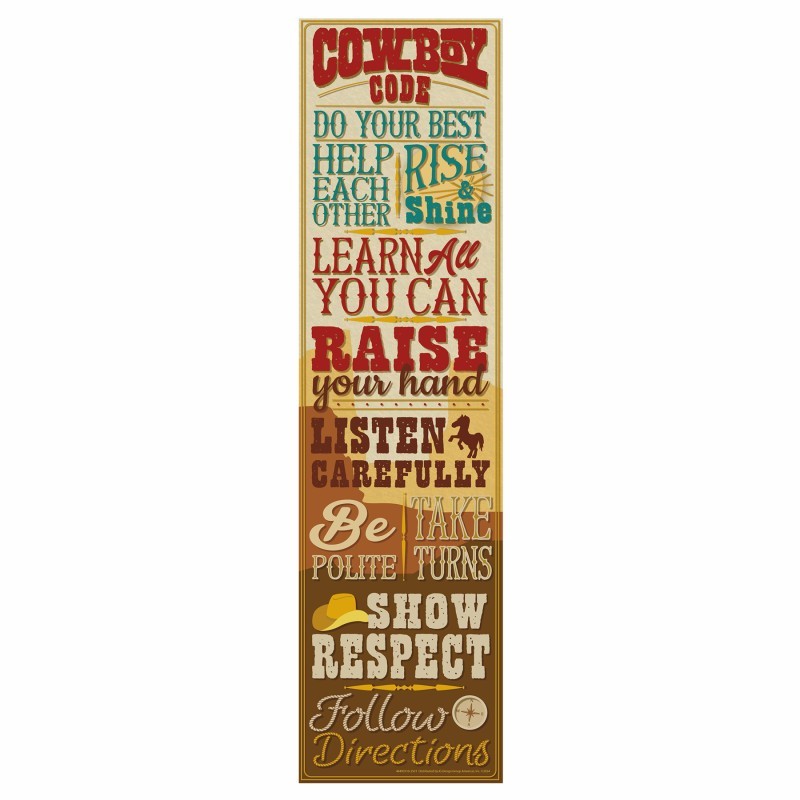 Eureka® Wild Wild Classroom Banner, 12" x 45"