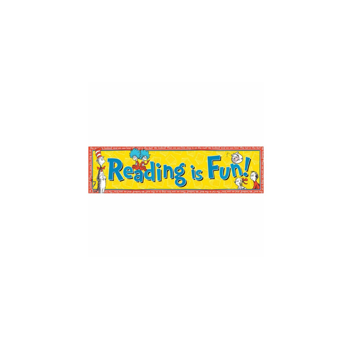 Eureka® Cat in the Hat™ Reading is Fun! Classroom Banner