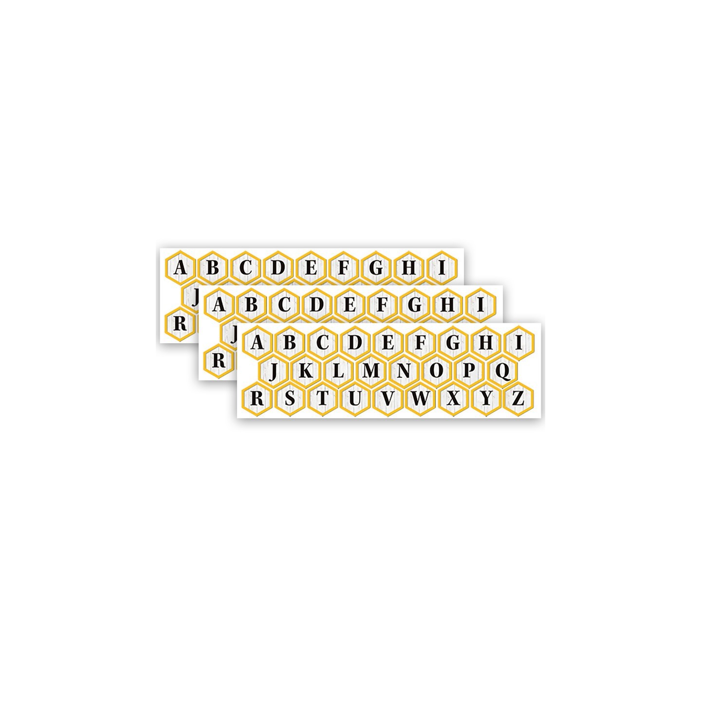 Eureka® The Hive Deco Letters, 96 Characters Per Pack, 3 Packs
