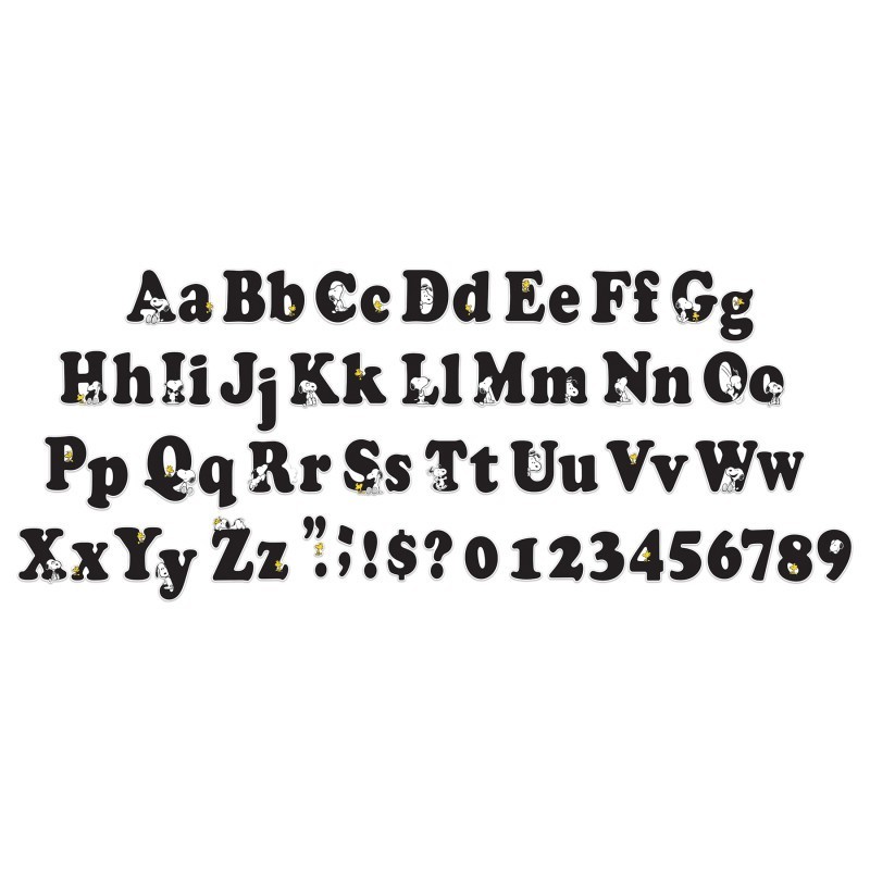 Eureka® Peanuts® Deco Letters, Pack of 210