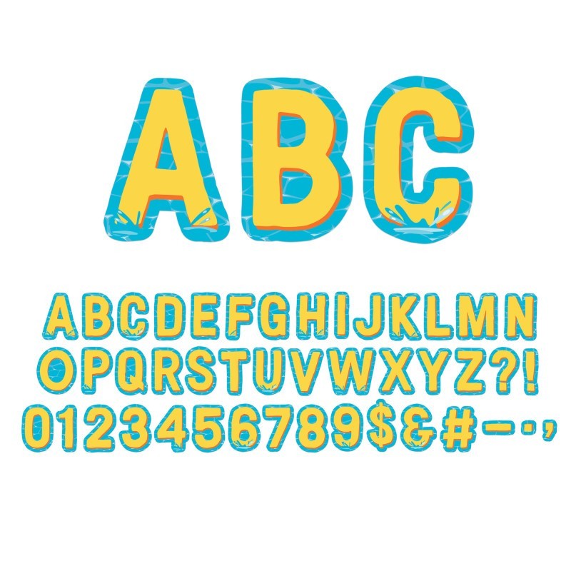 Eureka® Seas the Day Deco Letters, Pack of 182