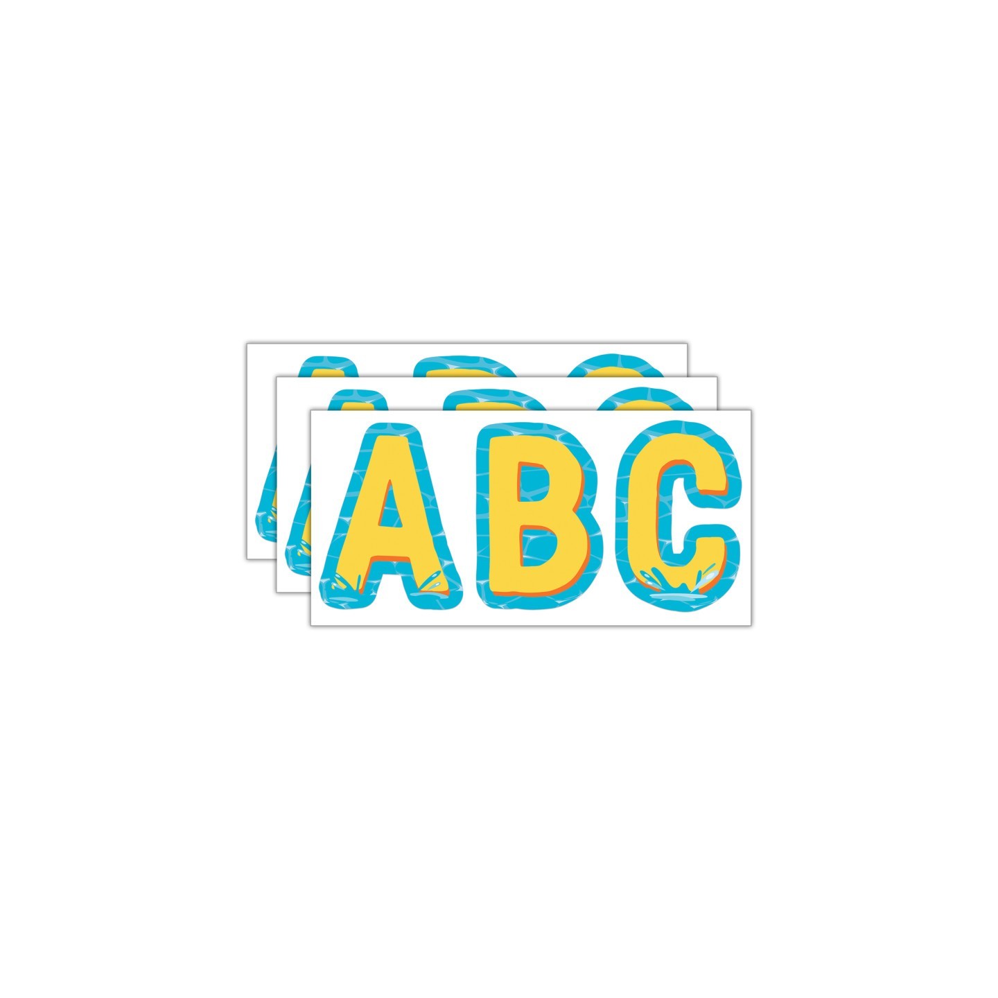 Eureka® Seas the Day Deco Letters, 182 Per Pack, 3 Packs